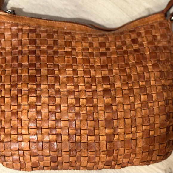 Vilenca Holland Vintage Crossbody Purse
Front Woven Cognac Leather - Picture 2 of 9